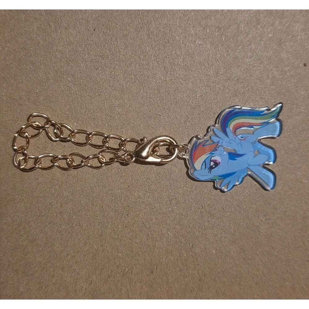 My Little Pony‎ Inspired Keychain Tumbler Charm! Rainbow Dash!